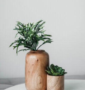 Modern ceramic planter